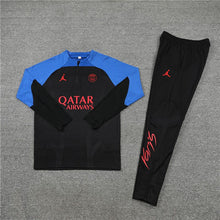 Load image into Gallery viewer, PSG BLACK-BLUE TRACKSUIT 2022/23
