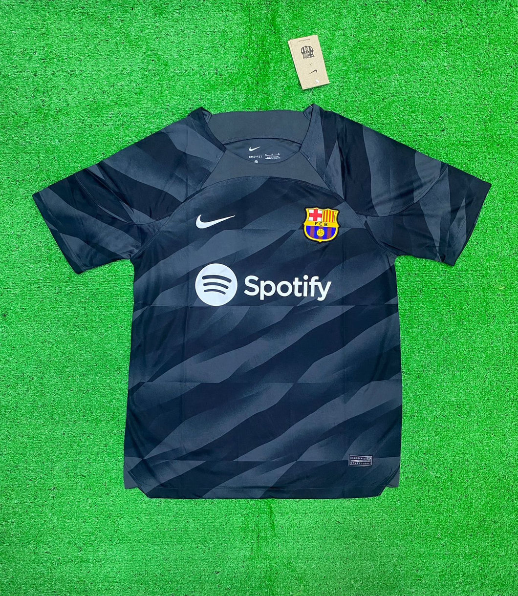 Buy Barcelona Goal keeper Jersey 2022/23 in India | Jersey Street – The ...