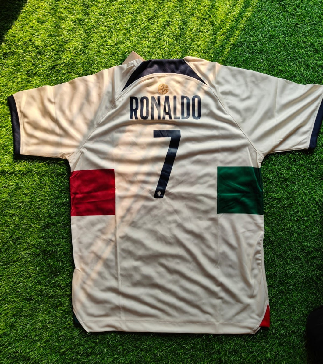 RONALDO PORTUGAL AWAY PLAYER VERSION JERSEY WORLD CUP 2022