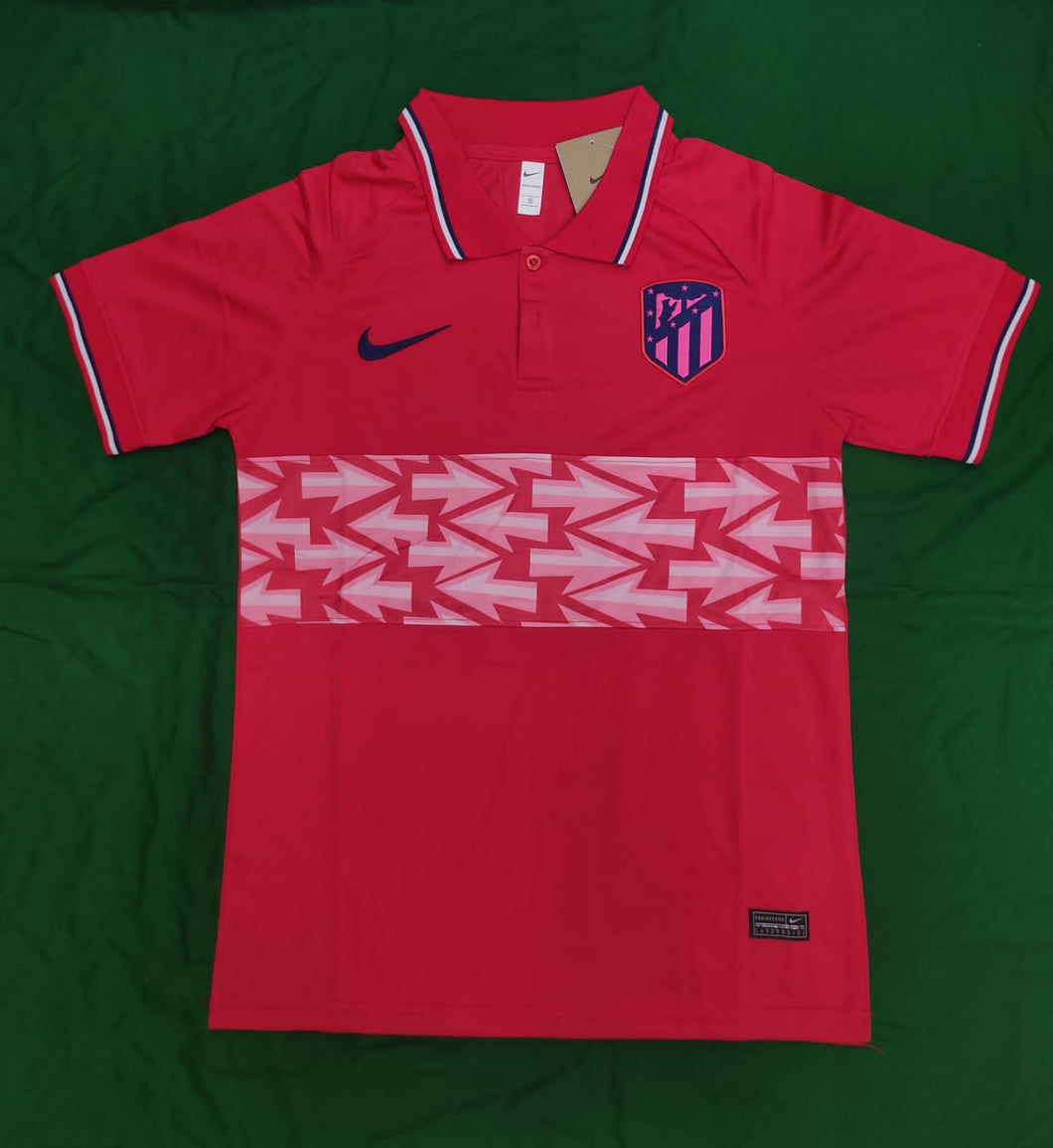 ATLETICO MADRID PINK POLO T-SHIRT