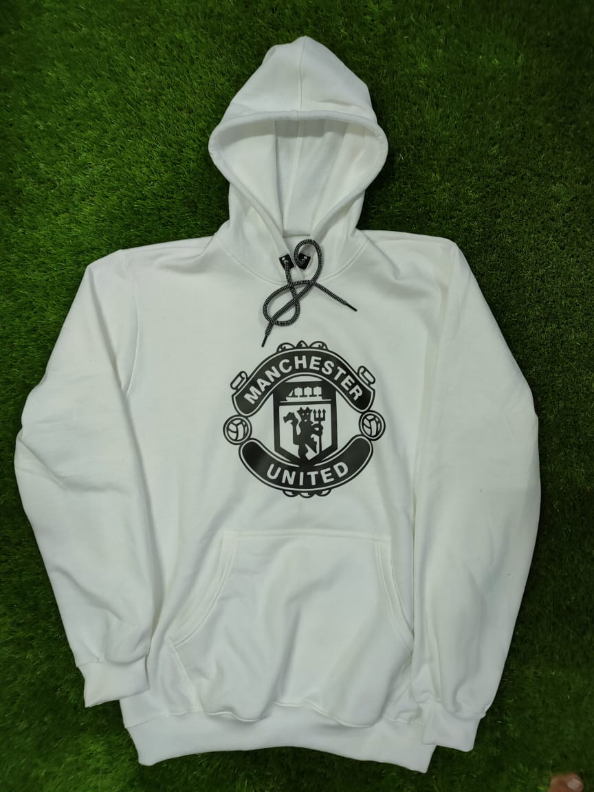 MANCHESTER UNITED WHITE HOODIE