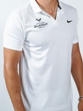 Load image into Gallery viewer, RAFA NADAL ACADEMY MEN&#39;S WHITE POLO T-SHIRT

